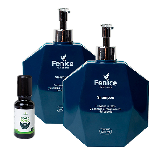 2 Shampoo fenice + Beard Tonic