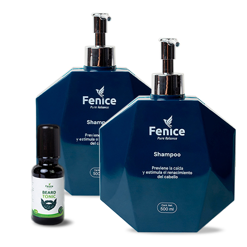 2 Shampoo Fenice + Beard Tonic